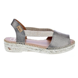 Alpargatas Toni Pons zapatos Mujer modelo Etna Oro Elástico