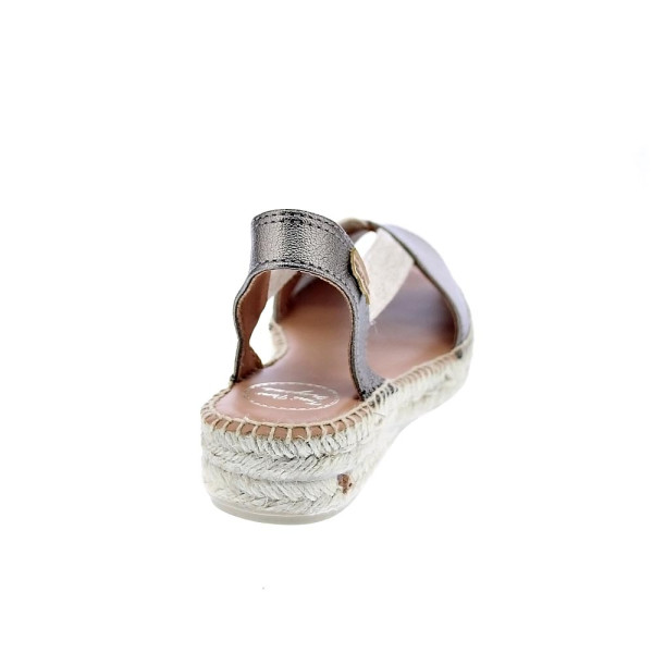 Alpargatas Toni Pons zapatos Mujer modelo Etna Oro Elástico