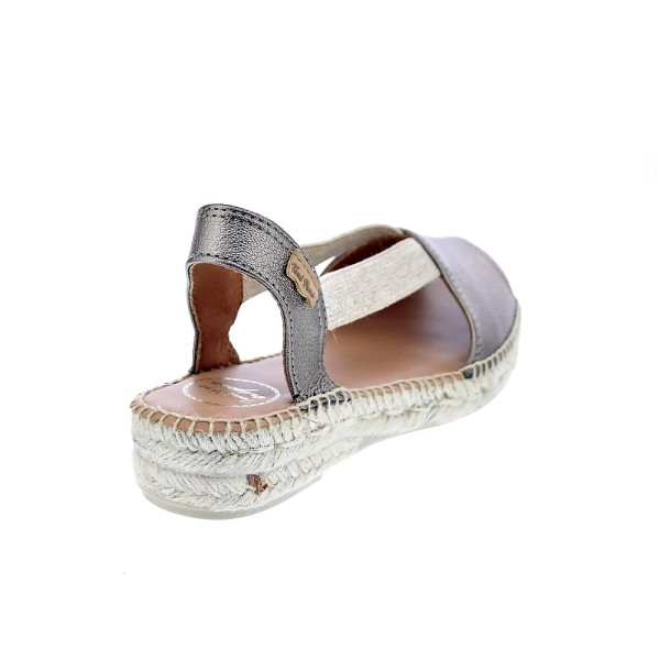 Alpargatas Toni Pons zapatos Mujer modelo Etna Oro Elástico