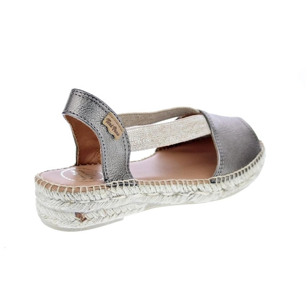 Alpargatas Toni Pons zapatos Mujer modelo Etna Oro Elástico