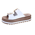 Sandalias Fantasy Sandals zapatos Mujer modelo Gogo Blanco 