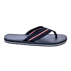 Sandalias Tommy Hilfiger zapatos Hombre modelo Hilfiger Leather Negro 