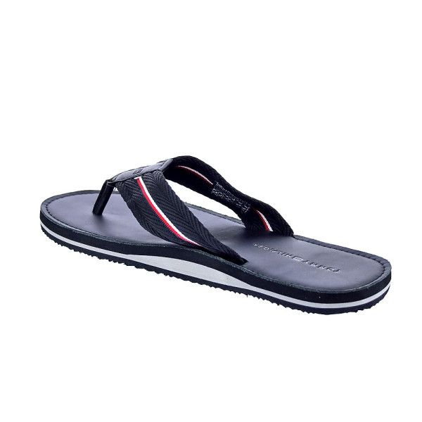 Sandalias Tommy Hilfiger zapatos Hombre modelo Hilfiger Leather Negro 