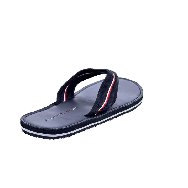 Sandalias Tommy Hilfiger zapatos Hombre modelo Hilfiger Leather Negro 