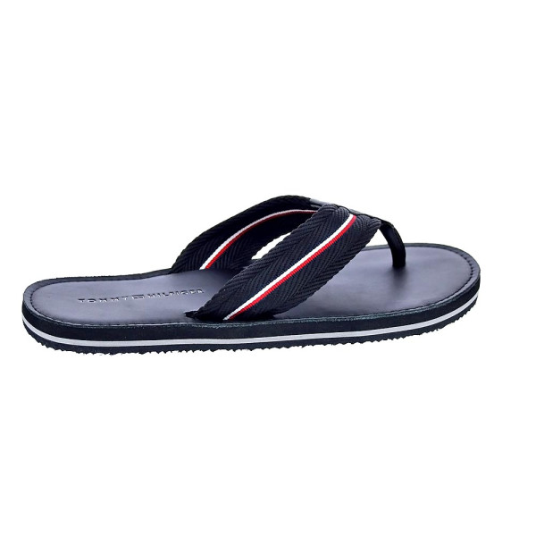 Sandalias Tommy Hilfiger zapatos Hombre modelo Hilfiger Leather Negro 