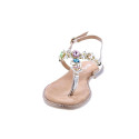 Sandalias Keys zapatos Mujer modelo K9491 Oro 