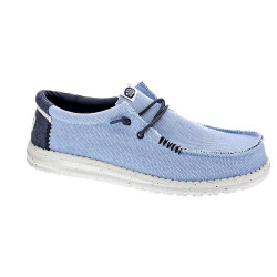 Mocasines Hey Dude zapatos Hombre modelo Wally Coastline Gris  2