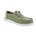 Mocasines Hey Dude zapatos Hombre modelo Wally Coastline Verde Elástico