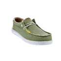 Mocasines Hey Dude zapatos Hombre modelo Wally Coastline Verde Elástico
