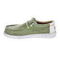 Mocasines Hey Dude zapatos Hombre modelo Wally Coastline Verde Elástico