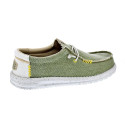 Mocasines Hey Dude zapatos Hombre modelo Wally Coastline Verde Elástico