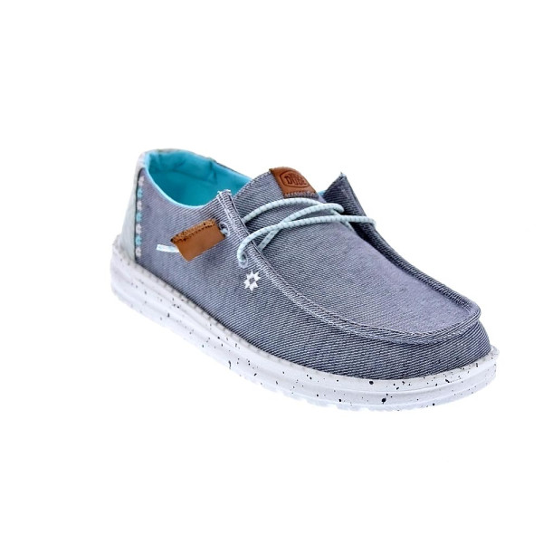 Mocasines Hey Dude zapatos Mujer modelo Wendy Heathered Gris 