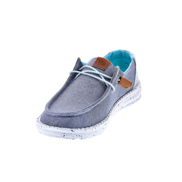 Mocasines Hey Dude zapatos Mujer modelo Wendy Heathered Gris 