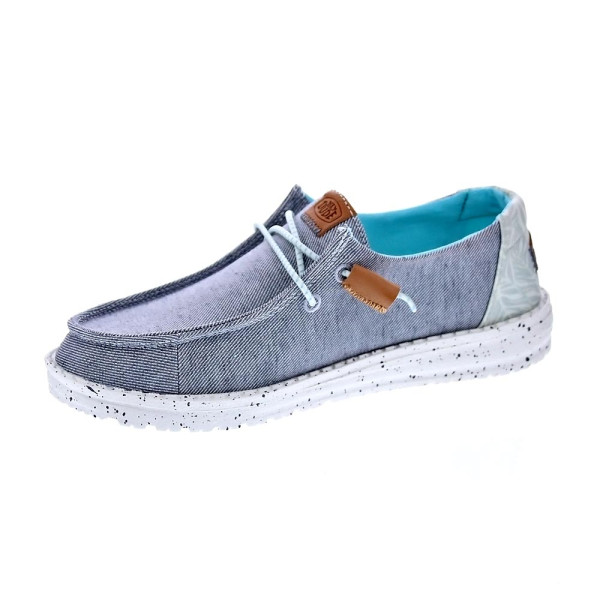 Mocasines Hey Dude zapatos Mujer modelo Wendy Heathered Gris 