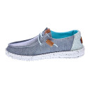 Mocasines Hey Dude zapatos Mujer modelo Wendy Heathered Gris 