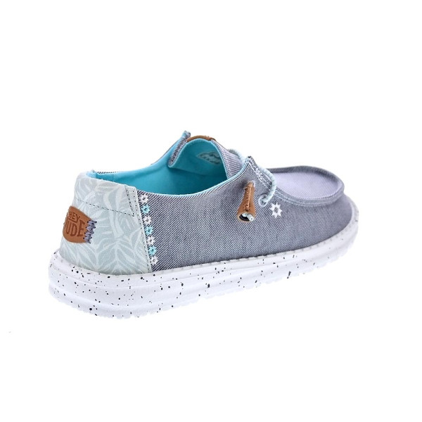 Mocasines Hey Dude zapatos Mujer modelo Wendy Heathered Gris 