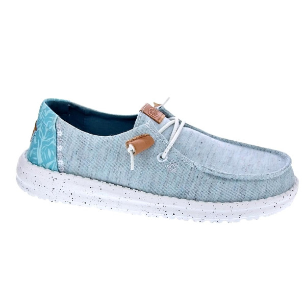 Mocasines Hey Dude zapatos Mujer modelo Wendy Heathered Azul 
