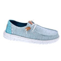 Mocasines Hey Dude zapatos Mujer modelo Wendy Heathered Azul 