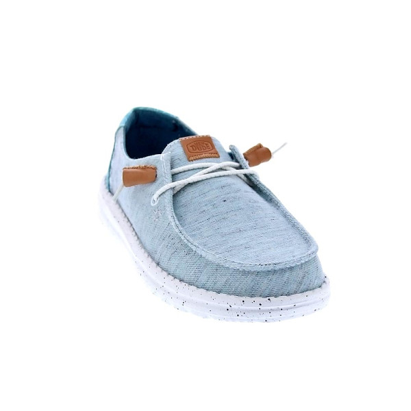 Mocasines Hey Dude zapatos Mujer modelo Wendy Heathered Azul 