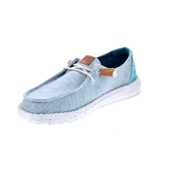 Mocasines Hey Dude zapatos Mujer modelo Wendy Heathered Azul 