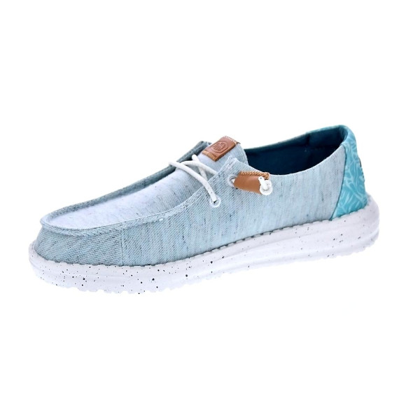 Mocasines Hey Dude zapatos Mujer modelo Wendy Heathered Azul 