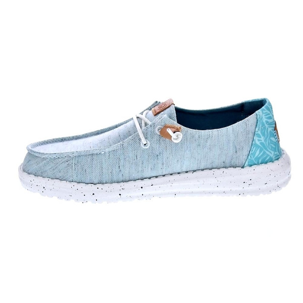 Mocasines Hey Dude zapatos Mujer modelo Wendy Heathered Azul 