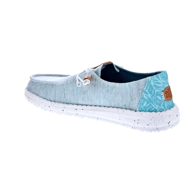 Mocasines Hey Dude zapatos Mujer modelo Wendy Heathered Azul 