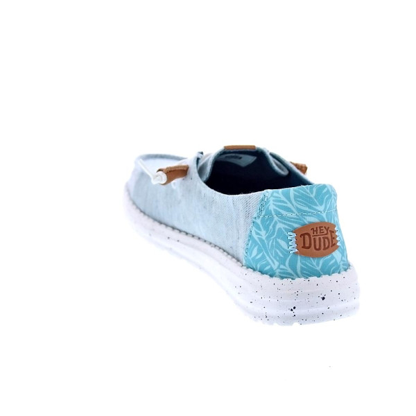Mocasines Hey Dude zapatos Mujer modelo Wendy Heathered Azul 