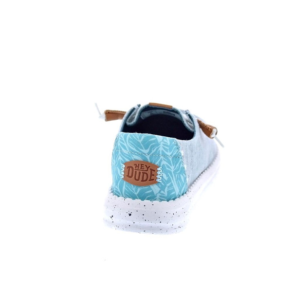 Mocasines Hey Dude zapatos Mujer modelo Wendy Heathered Azul 