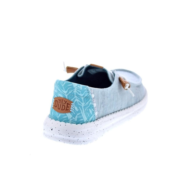 Mocasines Hey Dude zapatos Mujer modelo Wendy Heathered Azul 