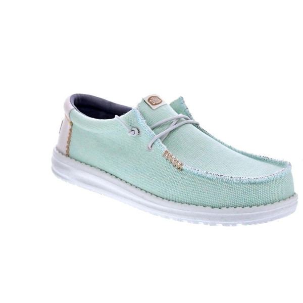 Mocasines Hey Dude zapatos Hombre modelo Wally Coastline Azul Elástico