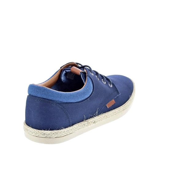 Mocasines Mtng zapatos Hombre modelo Canvas Azul Cordón