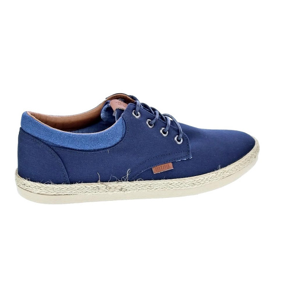 Mocasines Mtng zapatos Hombre modelo Canvas Azul Cordón