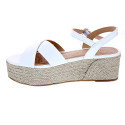 Sandalias Mtng zapatos Mujer modelo Amad Blanco 