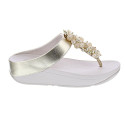 Sandalias FitFlop zapatos Mujer modelo Fino Bauble Beige 