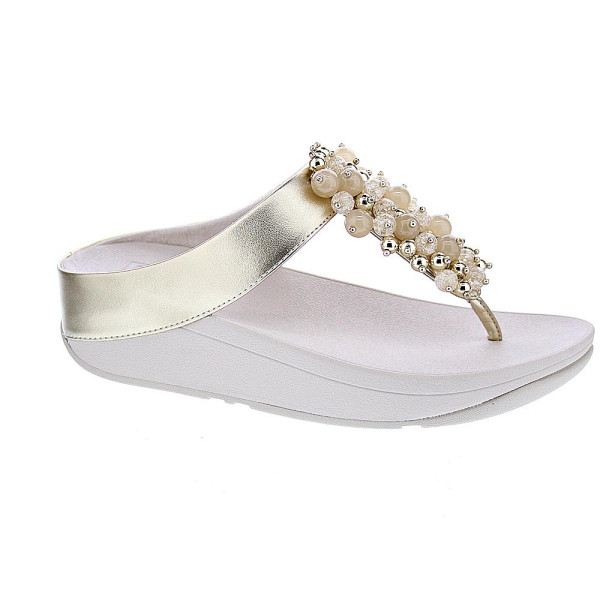 Sandalias FitFlop zapatos Mujer modelo Fino Bauble Beige 