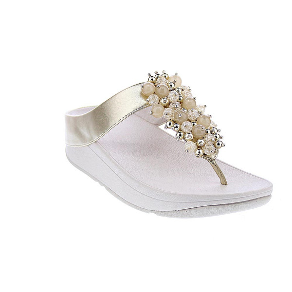 Sandalias FitFlop zapatos Mujer modelo Fino Bauble Beige 