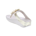 Sandalias FitFlop zapatos Mujer modelo Fino Bauble Beige 