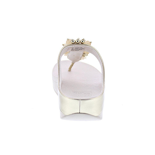 Sandalias FitFlop zapatos Mujer modelo Fino Bauble Beige 