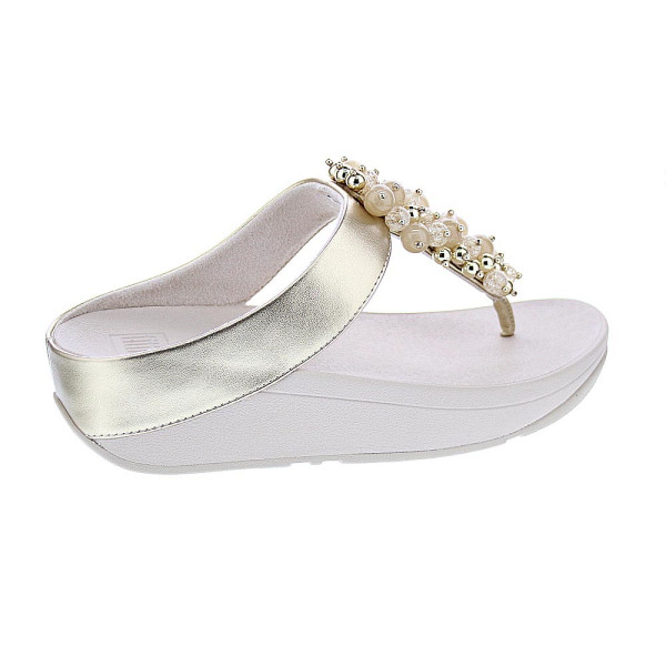 Sandalias FitFlop zapatos Mujer modelo Fino Bauble Beige 