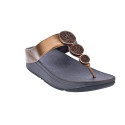 Sandalias FitFlop zapatos Mujer modelo Halo Bead Oro 