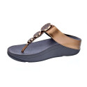 Sandalias FitFlop zapatos Mujer modelo Halo Bead Oro 