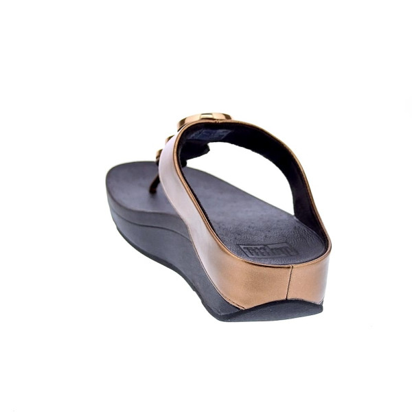 Sandalias FitFlop zapatos Mujer modelo Halo Bead Oro 