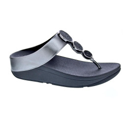 Sandalias FitFlop zapatos Mujer modelo Halo Bead Negro  2