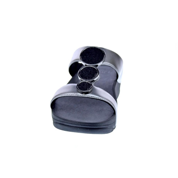 Sandalias FitFlop zapatos Mujer modelo Halo Bead Plata 