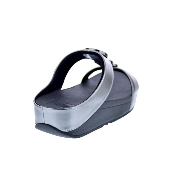 Sandalias FitFlop zapatos Mujer modelo Halo Bead Plata 