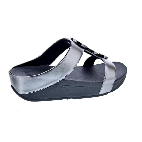 Sandalias FitFlop zapatos Mujer modelo Halo Bead Plata 