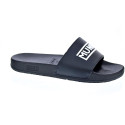 Chanclas Munich zapatos Hombre modelo Flat Slider 3D Negro 