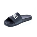 Chanclas Munich zapatos Hombre modelo Flat Slider 3D Negro 