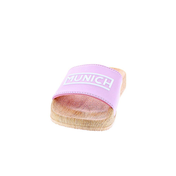 Chanclas Munich zapatos Mujer modelo Flat Slider Rosa 